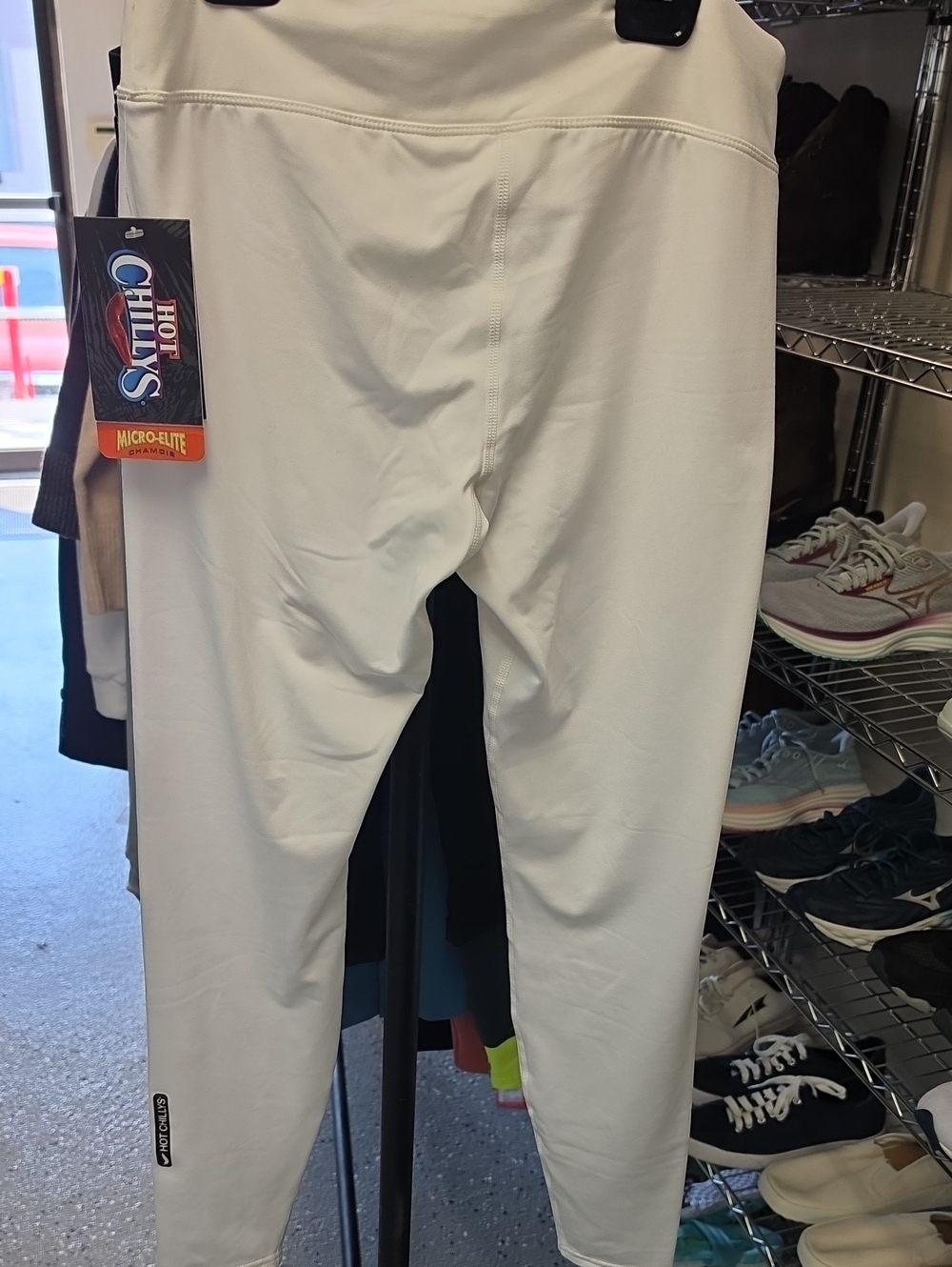 Womans White Thermal Leggings